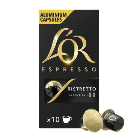 L'Or Espresso Ristretto Nespresso® Compatible Capsulas x 10 - Qumir