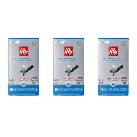 Pack Café Illy Monodosis E.S.E Descafeinado 3 Uds - Qumir