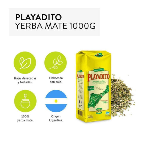 Pack Yerba Mate Playadito 6 Uds - 6 Kilos - Qumir