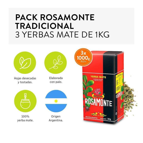 Rosamonte Yerba Mate Tradicional 500 Grs - Qumir