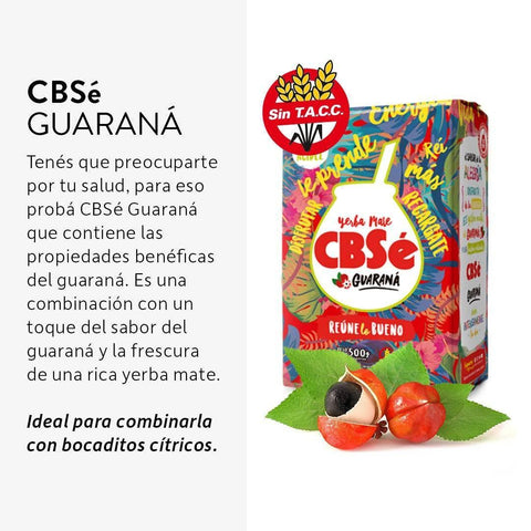 Cbse Guaraná Yerba Mate 500 Grs - Qumir