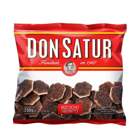 Don Satur Bizcochitos Negritos 200 Grs - Qumir