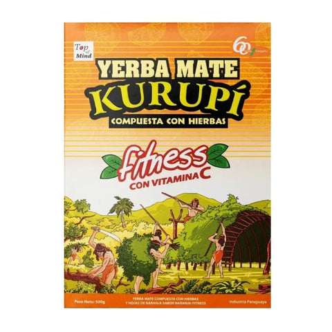 Kurupi Yerba Mate Fitness Naranja 500 Grs - Qumir