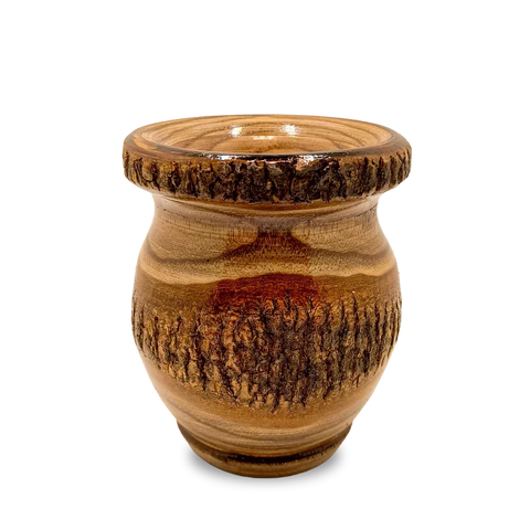 Mate de Madera Sauce Mimbre Lustrada - Qumir