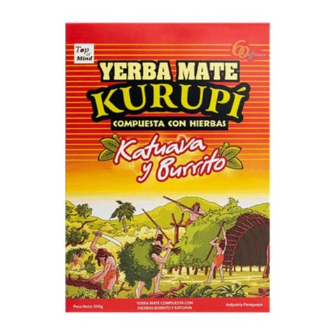 Kurupi Yerba Mate Katuava y Burrito 500 Grs - Qumir