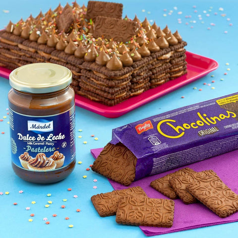 Pack Chocotorta - 3 Chocolinas + 1 Dulce de Leche Pastelero - Qumir