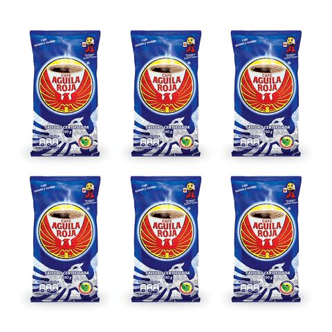 Pack Café Aguila Roja Tostado Molido 250 Grs - 6 Uds - Qumir