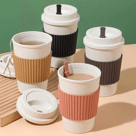 Vaso de Cafe Reutilizable de 450 ml - Qumir
