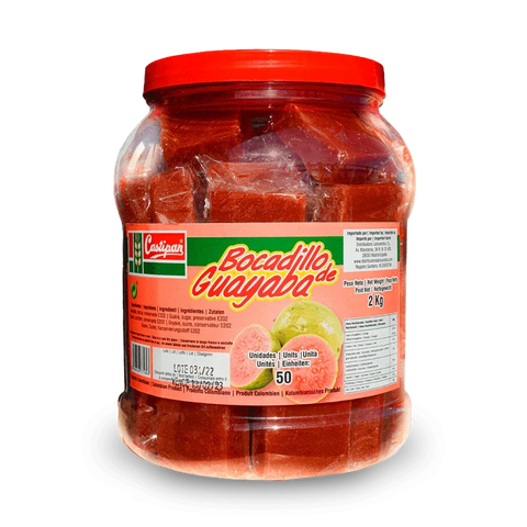 Castipan 50 Bocadillos de Guayaba Bombonera - Qumir
