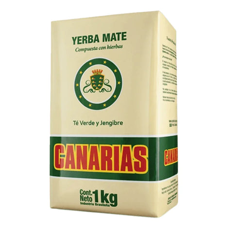 Canarias Te Verde y Jengibre Yerba Mate 1 kg - Qumir