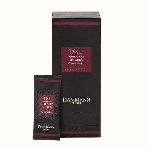 DAMMANN FRERES Earl Grey Tea, 24 Cristal Sachets