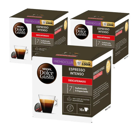 Pack Dolce Gusto Espresso Intenso Descafeinado 48 Uds - Qumir