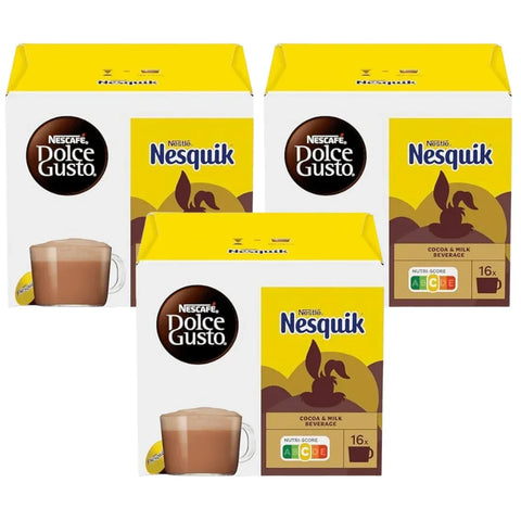 Pack Café Dolce Gusto 48 Cápsulas Nesquik Nestle 3 Uds - Qumir