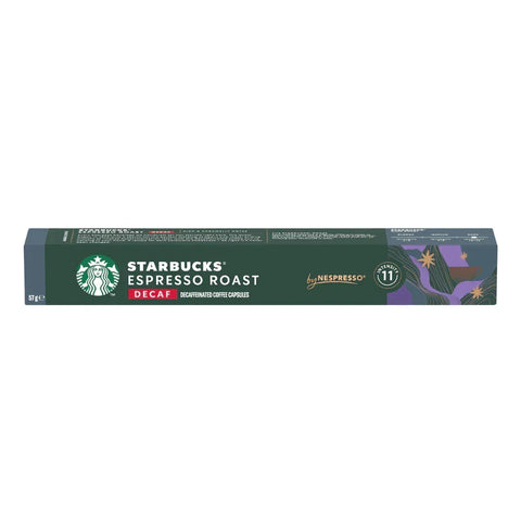 Pack Café Starbucks 100 Cápsulas Espresso Roast Descafeinado Compatibles Nespresso - Qumir