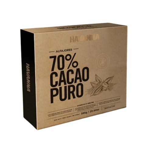 Havanna Alfajor 70% Cacao 4 Unidades - Qumir