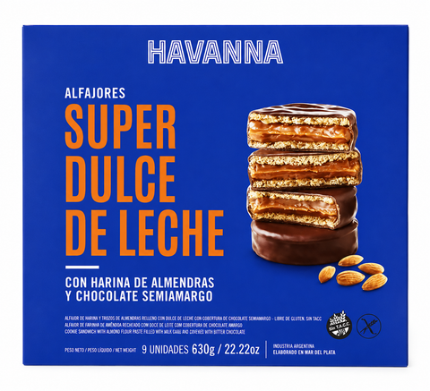 Havanna Alfajores Super Dulce de Leche 4 Uds Sin Gluten