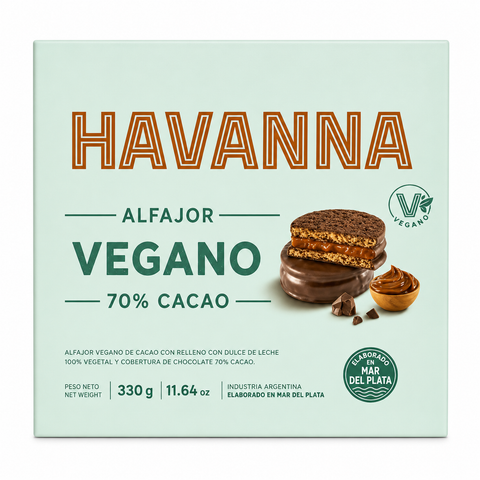 Havanna Alfajores Vegano 4 Uds Sin Gluten