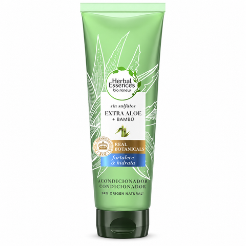 Herbal Essences Acondicionador Extra Aloe Vera + Bambú 275 ml