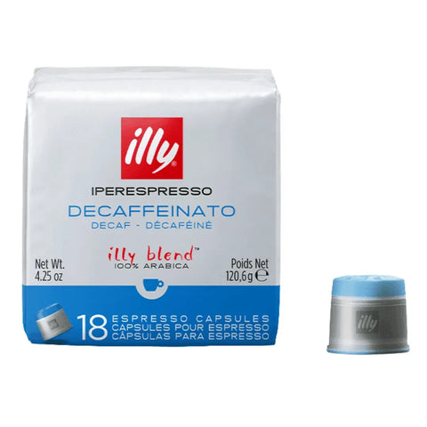 Pack Café Illy 108 Cápsulas Iperespresso Descafeinado - 6 Uds - Qumir