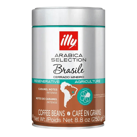 Illy Arabica Selection Brasil café en grano lata 250 g - Qumir