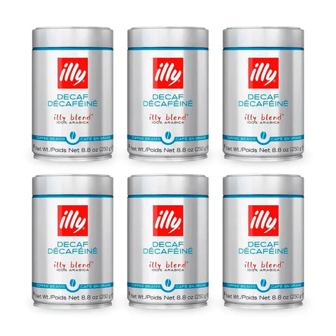Pack Café Illy Granos Descafeinado 250 Grs - 6 Uds - Qumir