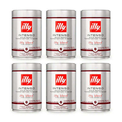 Pack Café Illy Granos Intenso 250 Grs - 6 Uds - Qumir