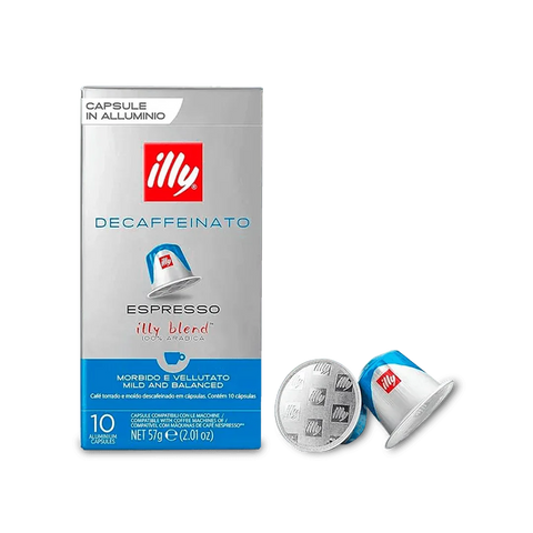 Pack Café Illy 100 Cápsulas Descafeinado Compatibles Nespresso - 10 Uds - Qumir