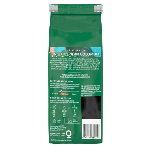 Starbucks Single - Origin Colombia en Grano 450 grs - Qumir