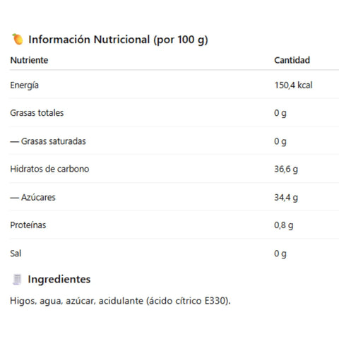 Brevas en Almibar El Dorado 790 Grs - Qumir
