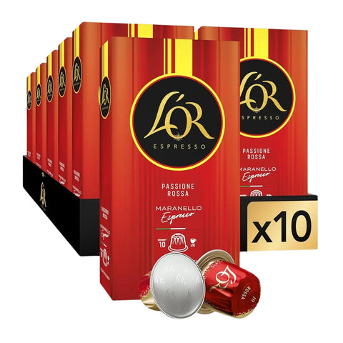 Pack Café L'OR Espresso 100 Cápsulas Maranello Espresso
