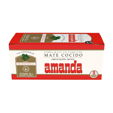 Mate Cocido Amanda 25 Saquitos