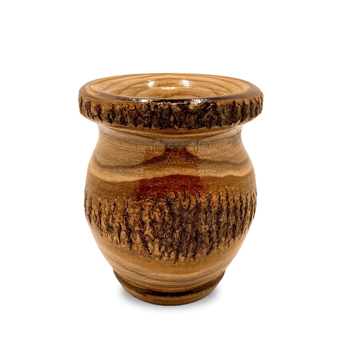 Mate de Madera Sauce Mimbre Lustrada - Qumir