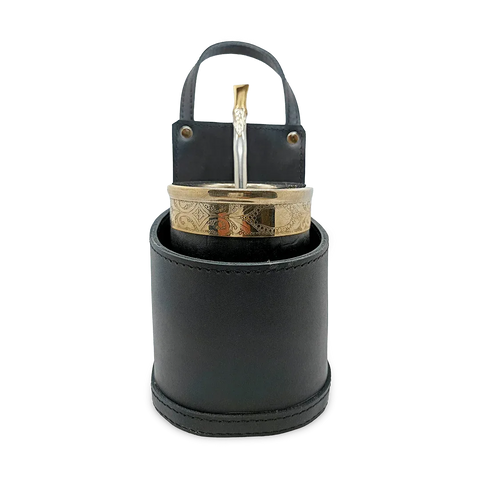 Portamate Coche Cuero Negro - Qumir