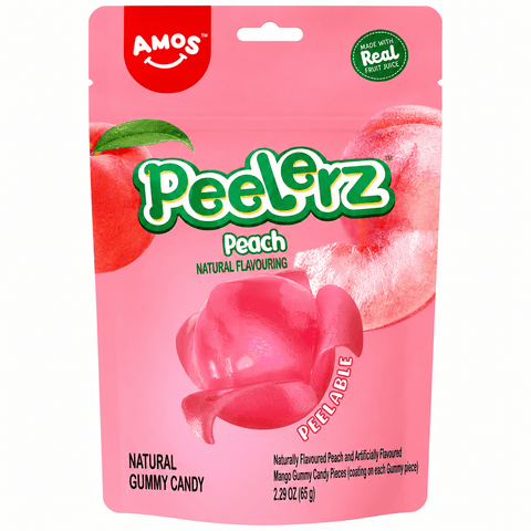 Amos Peelerz Gummy Melocoton 65 Grs