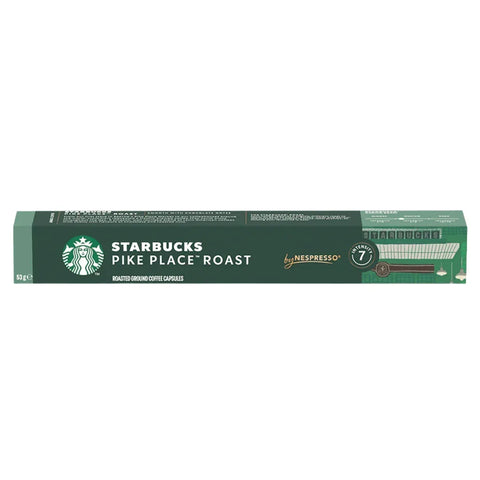 Pack Café Starbucks 100 Cápsulas Pike Place Roast Compatibles Nespresso - Qumir