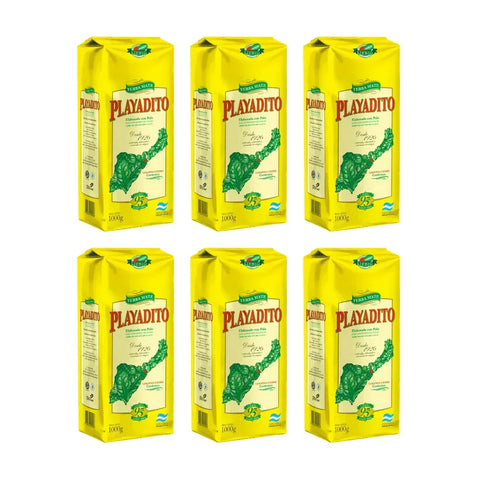 Pack Yerba Mate Playadito 6 Uds - 6 Kilos - Qumir