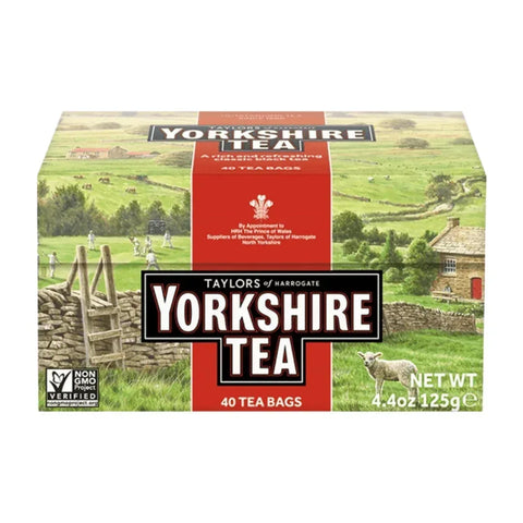 Té Yorkshire en Bolsitas, 40 Unidades, Té Negro de Alta Calidad - PACK 3 UNIDADES - QUMIR - Qumir