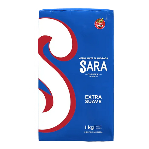 Sara Azul Yerba Mate Extra Suave 1 Kg - Qumir