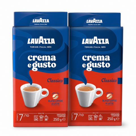 Lavazza Café molido natural Crema e Gusto Classico 500 Grs. (2x250g)